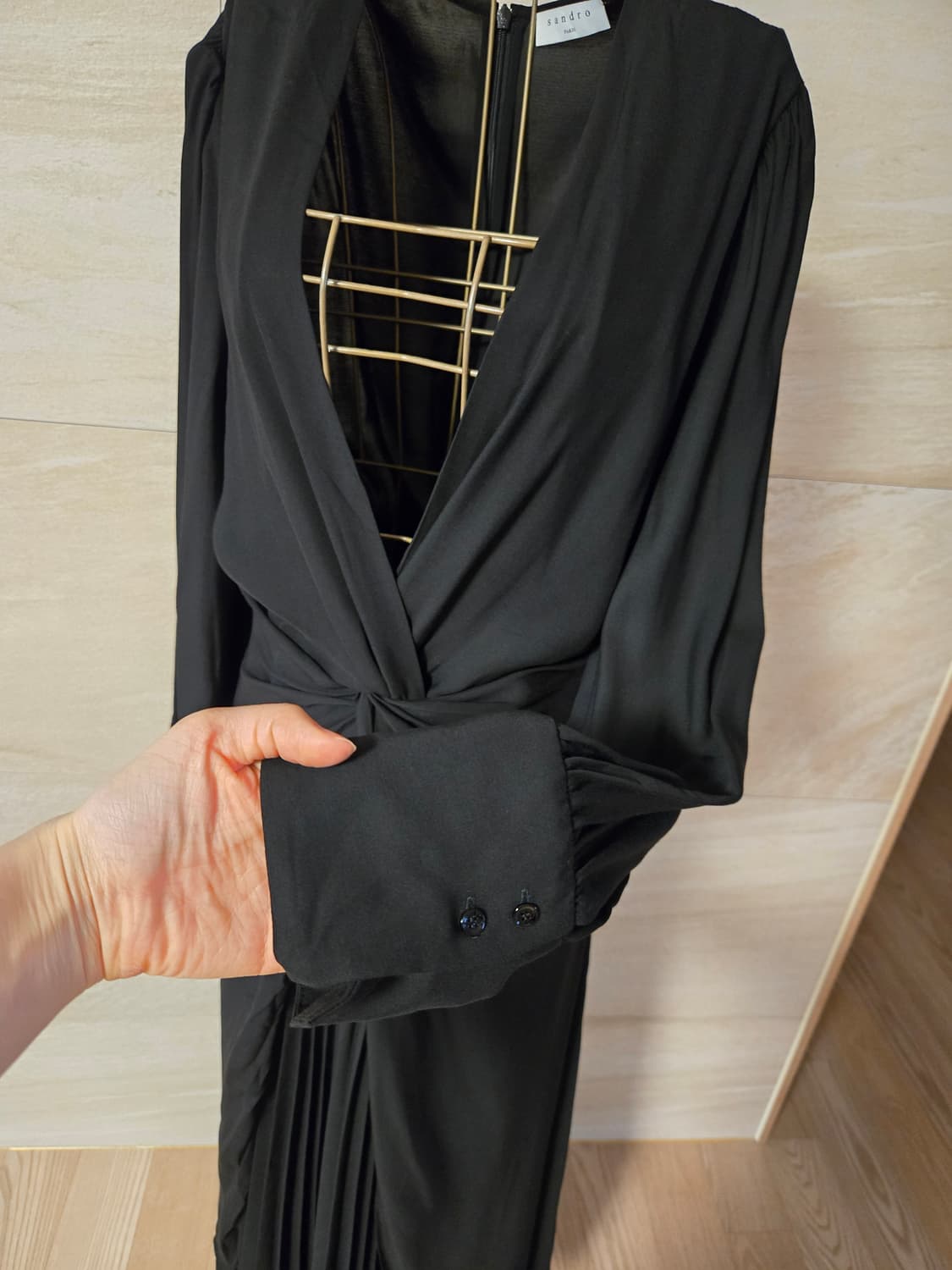 [38] Sandro 산드로 플리츠 롱 원피스 상품이미지4