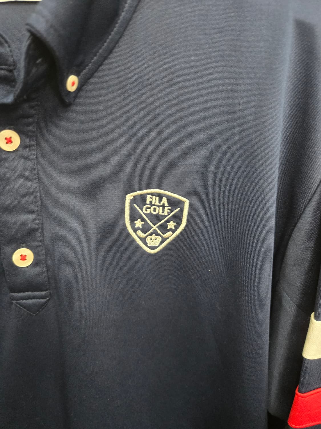 3L사이즈 )) FILA GOLF 휠라 골프 카라 긴팔티셔츠! 상품이미지2