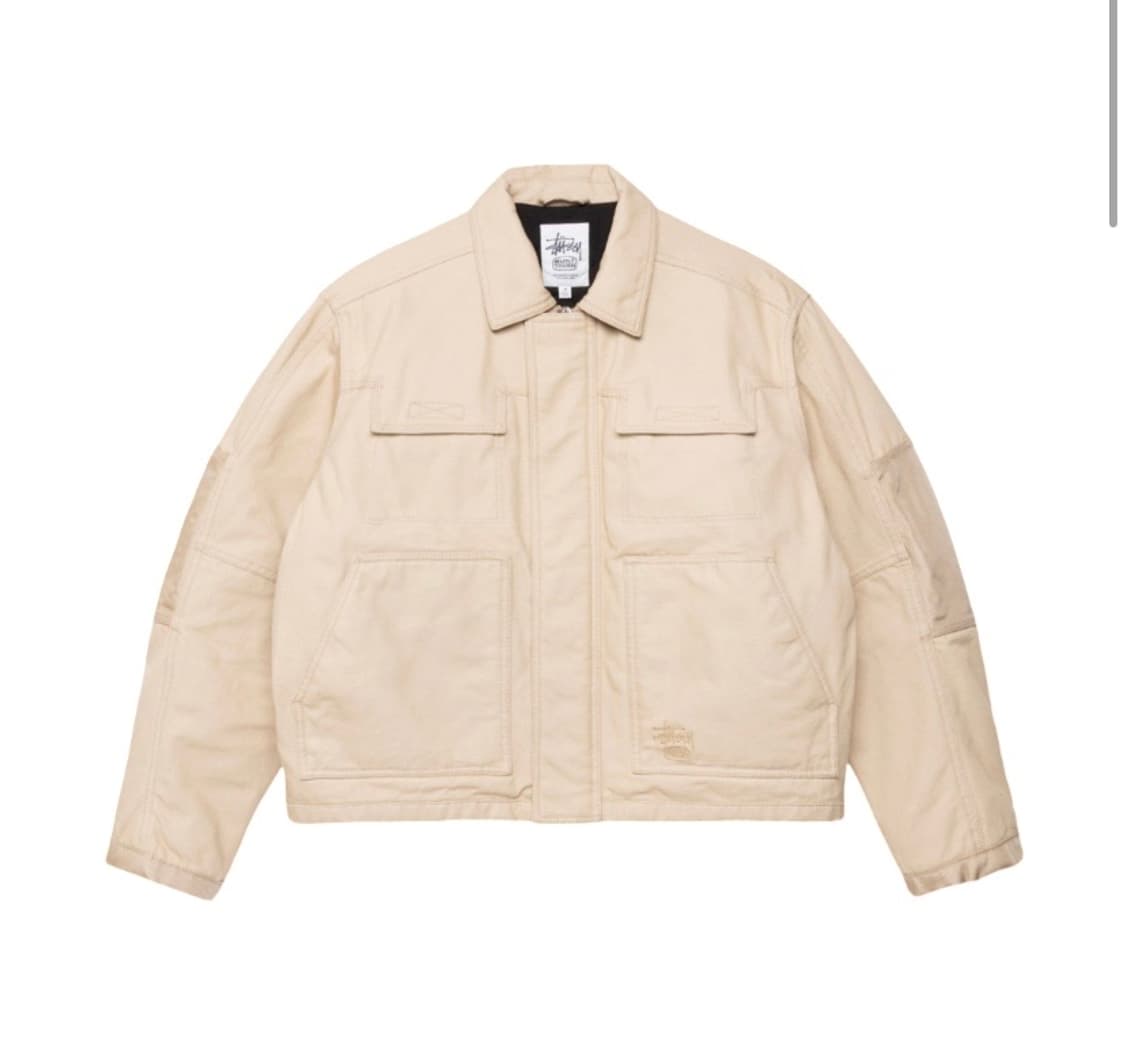 [S] 스투시 25FW 유틸리티 워크 자켓 베이지 상품이미지2