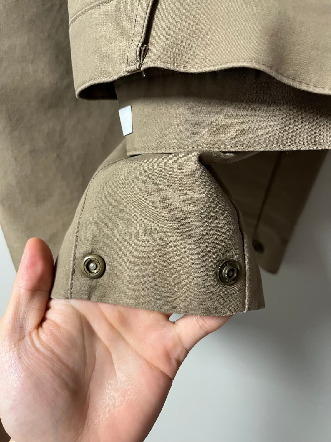 [AMOMENTO] MENS Snap Garconne Pants(카키) 상품이미지10