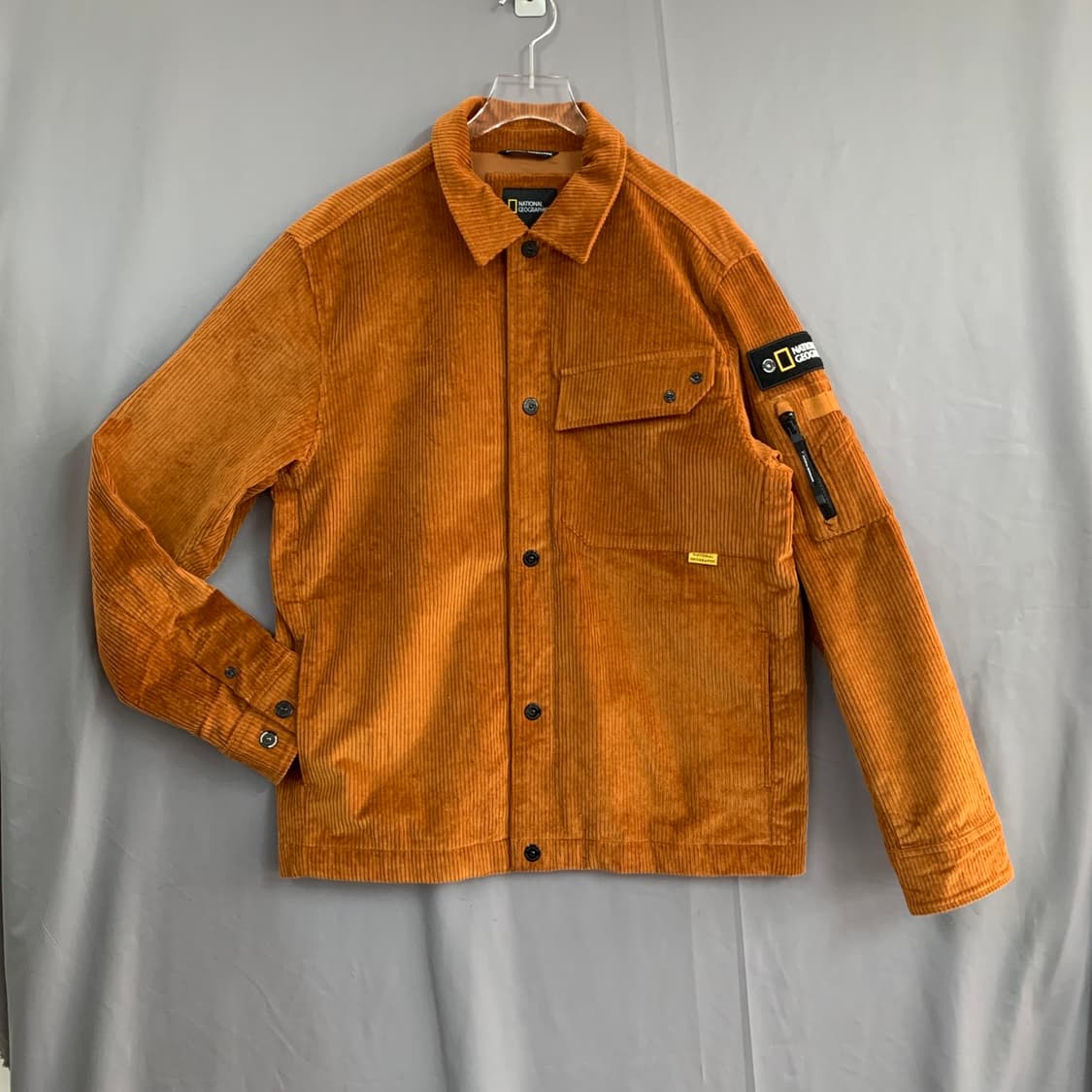 L 내셔널지오그래픽 원포켓 코듀로이 셔츠 자켓 셔켓 상품이미지2