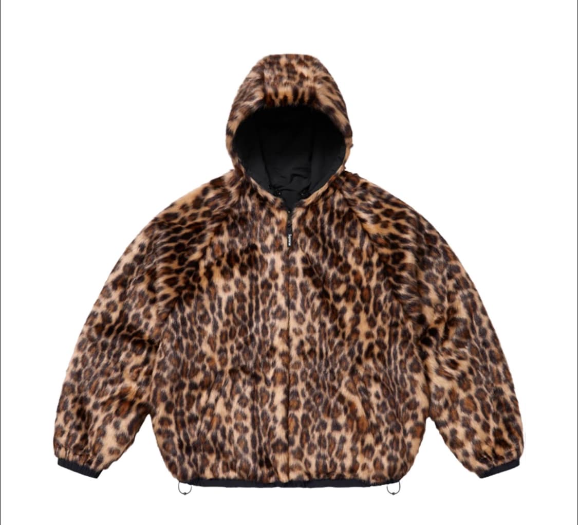 슈프림 25ss 포우 퍼 자켓 블랙 상품이미지4