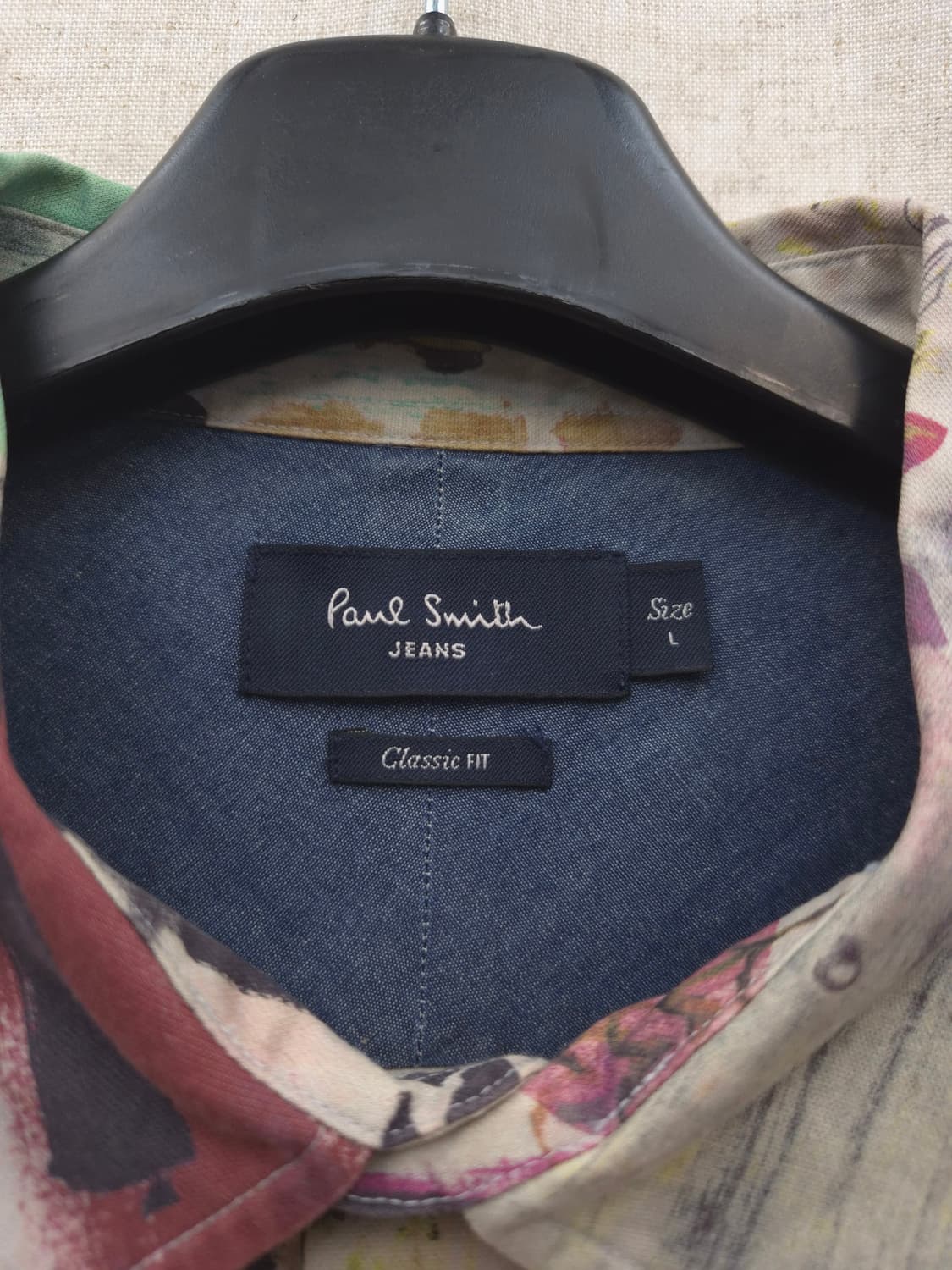 폴 스미스 진스 패턴 셔츠 L 상품이미지2