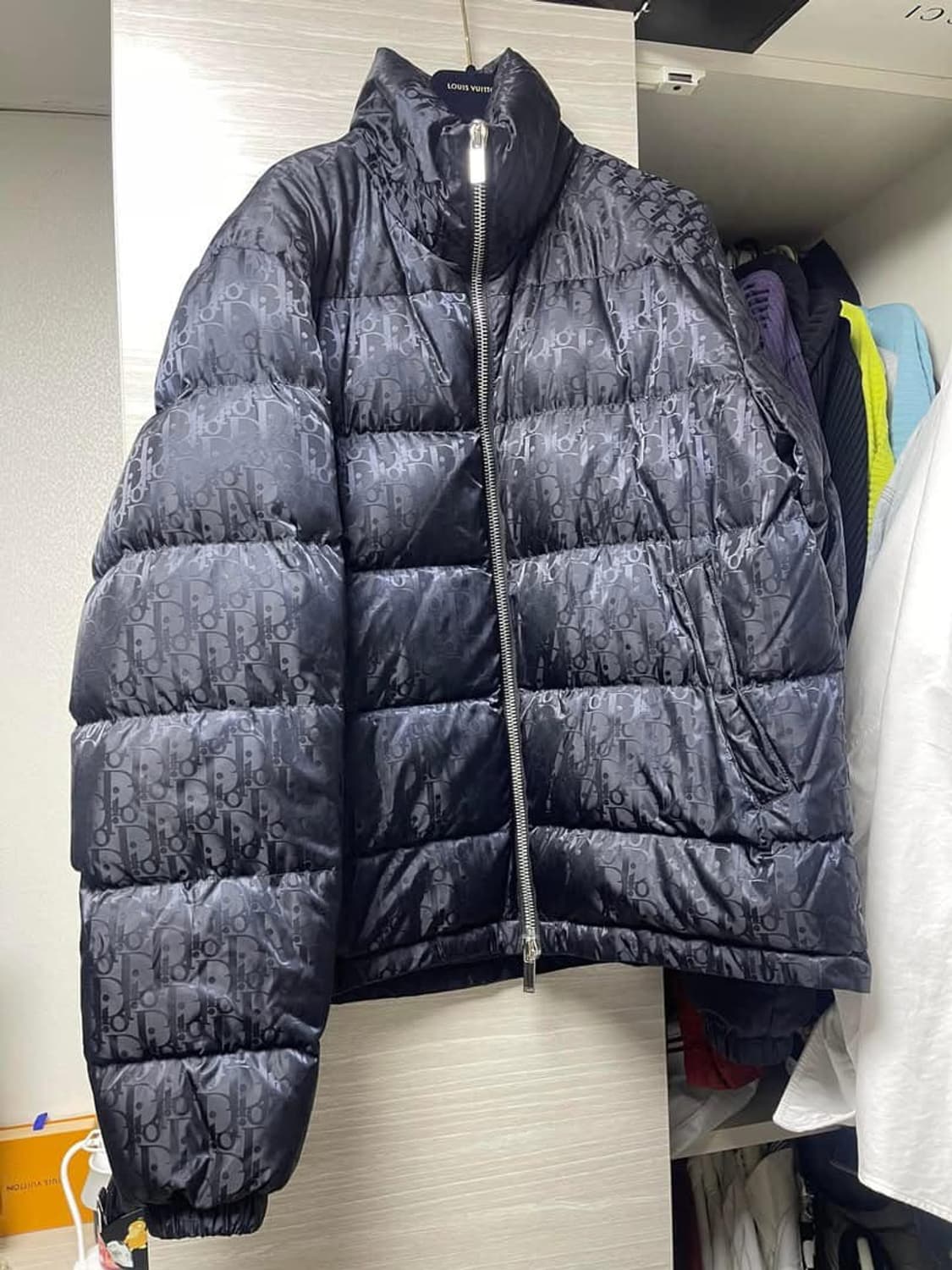 [50] 디올 오블리크 패딩 네이비 상품이미지1