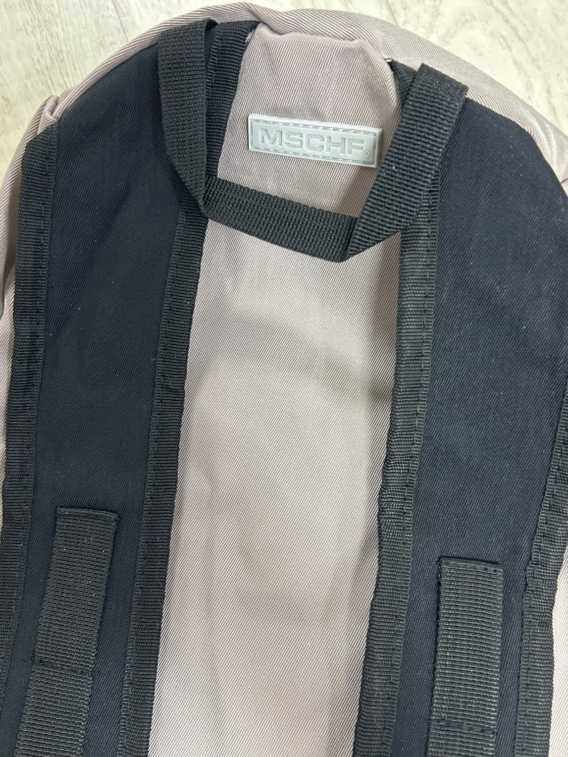 미스치프 롬버스 백팩 핑크그레이 상품이미지5