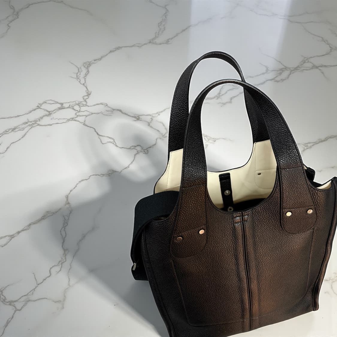 이얼즈어고 레더 2WAY 토트백 크로스백 상품이미지6