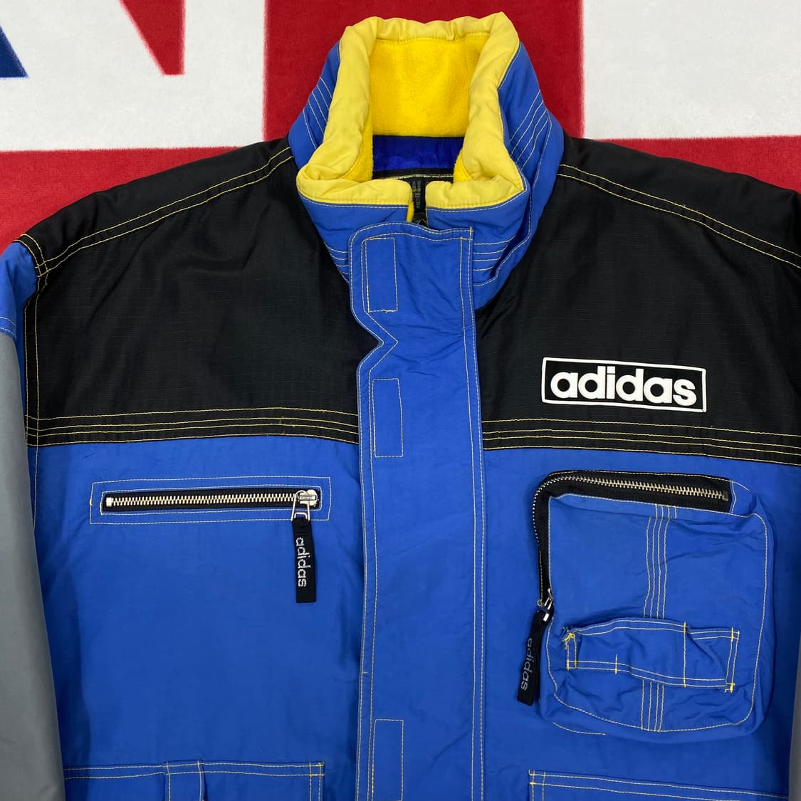 아디다스 올드스쿨 스키점퍼 100 실측XL  상품이미지2