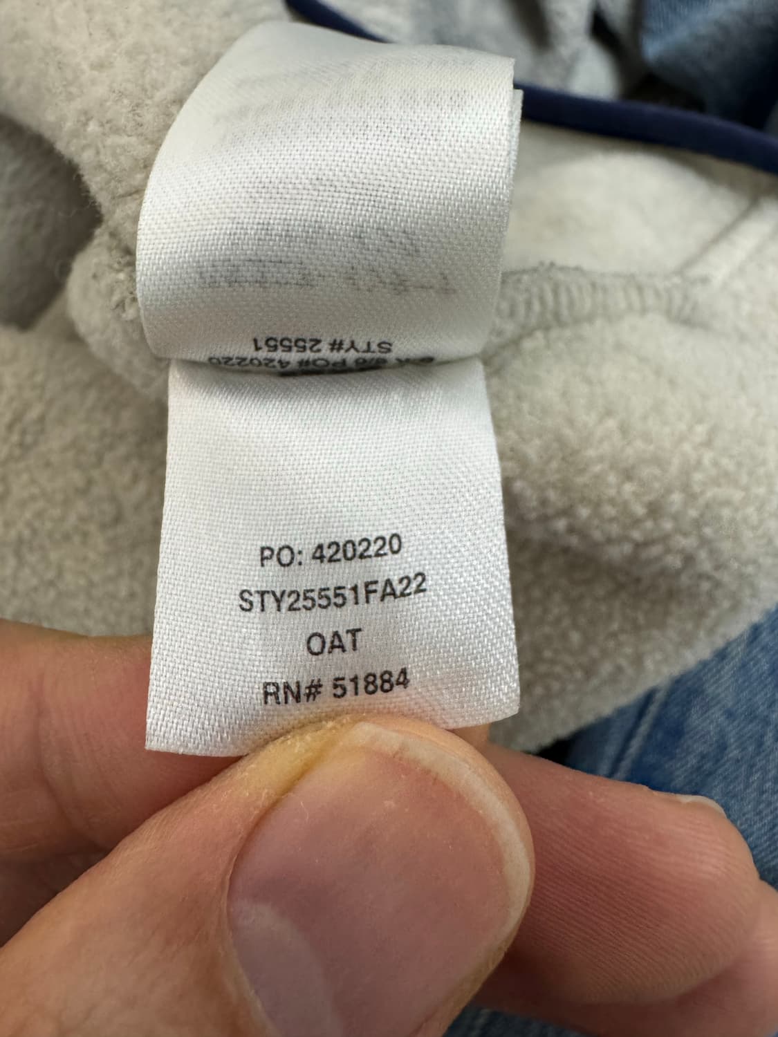 M 파타고니아 신칠라 오트밀 상품이미지5