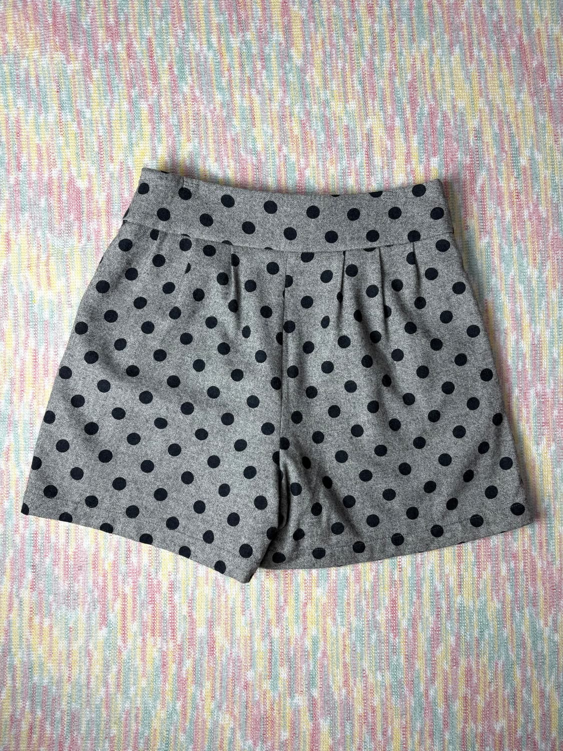 그레이 도트 울 반바지 상품이미지9