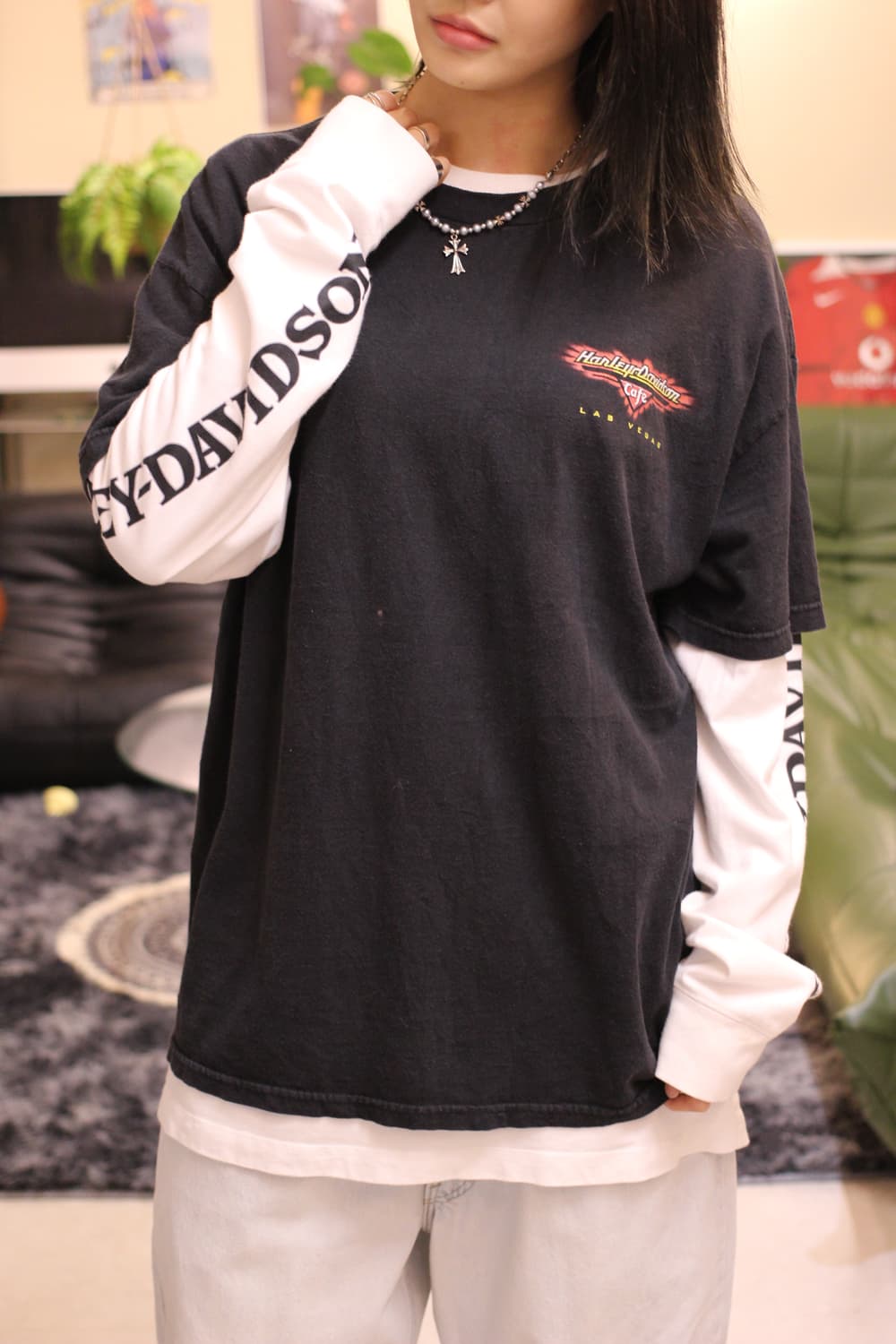 Harley-Davidson Skull Longsleeve 상품이미지4