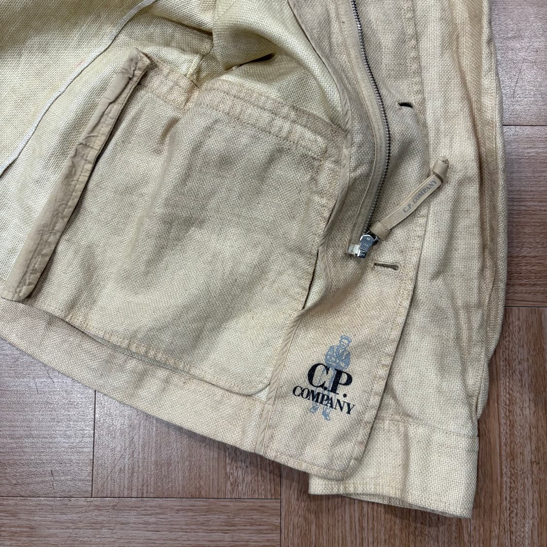 씨피컴퍼니 리넨 라이트 베이지 필드 자켓 상품이미지10