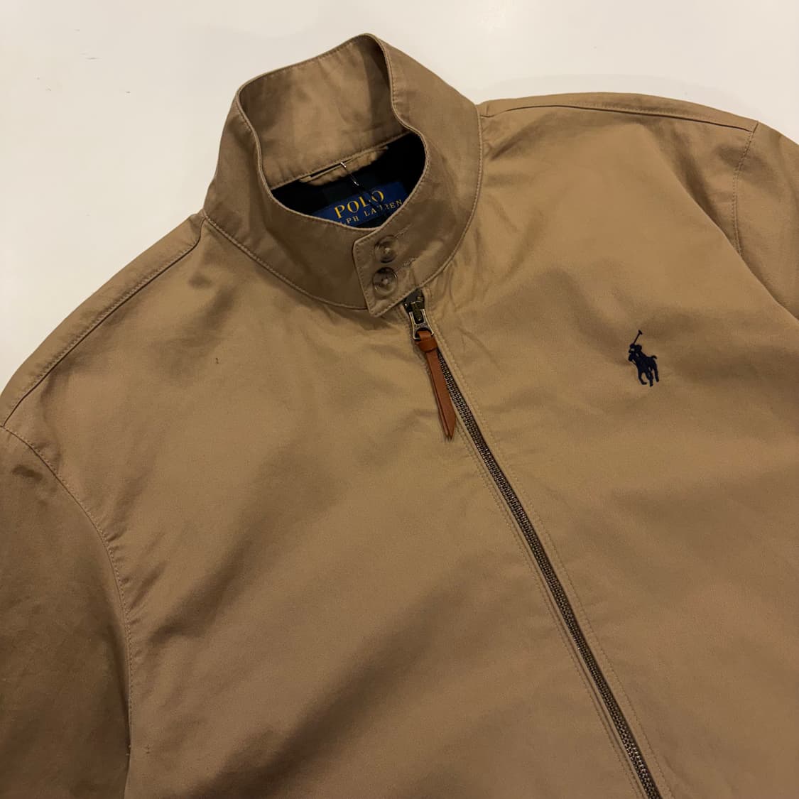 폴로 랄프로렌 면 블루종 자켓 베이지 B248 상품이미지3