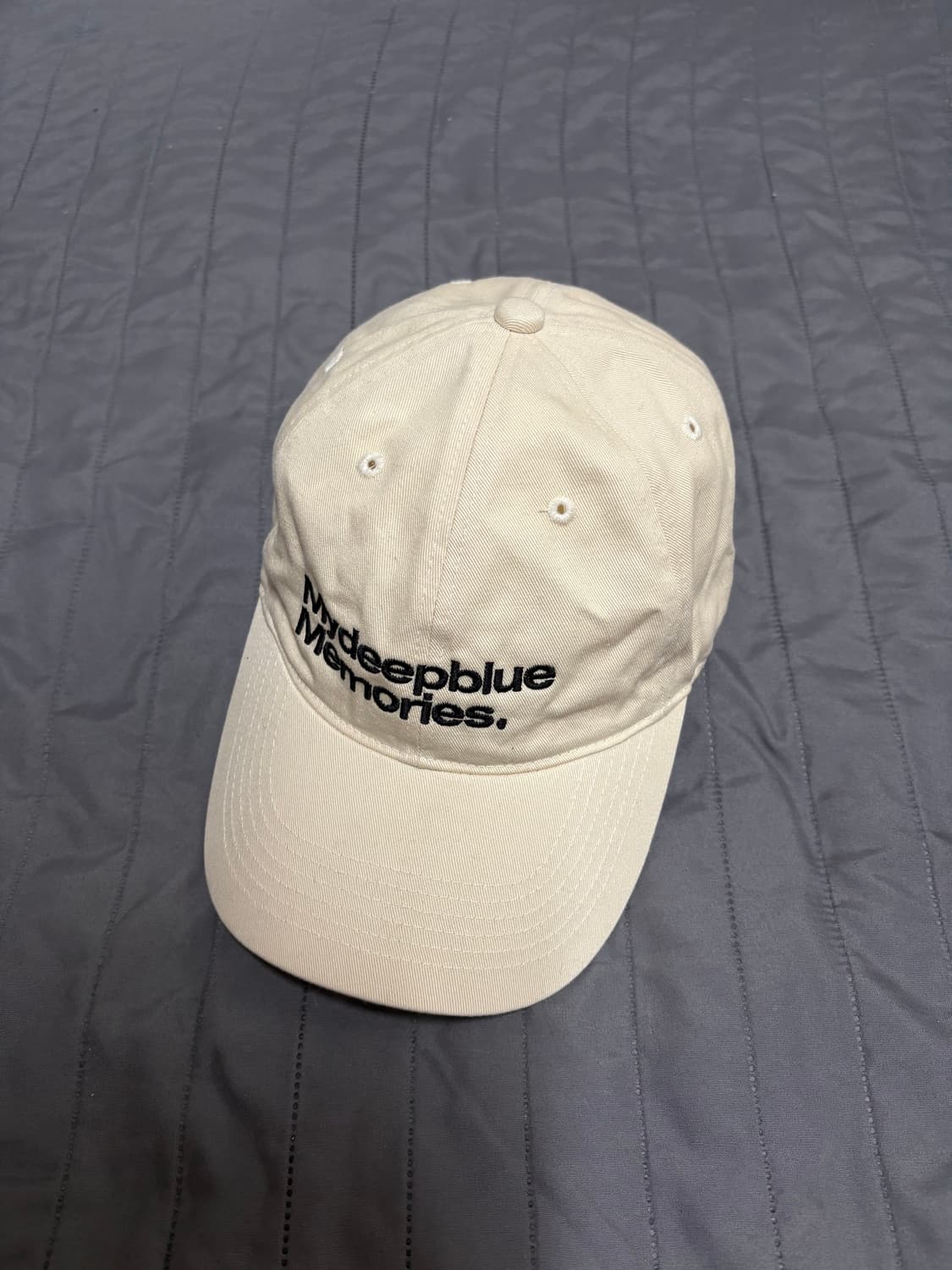 Mydeepblue Memories 볼캡 (아이보리) 상품이미지1