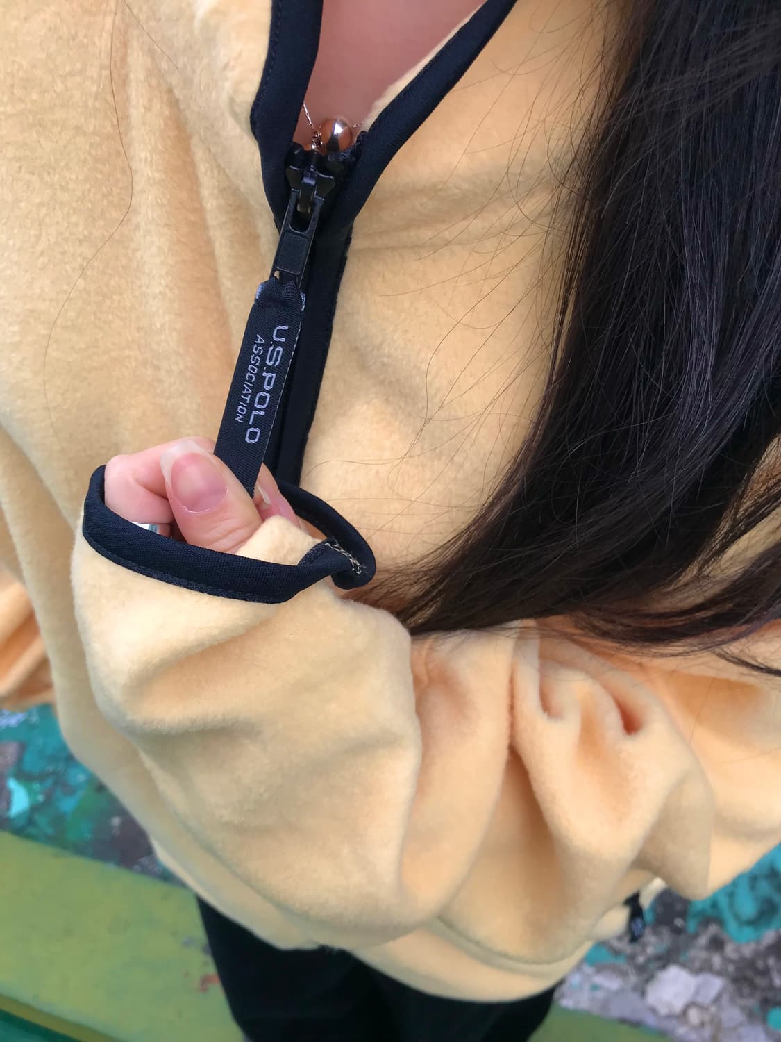 U.S.POLO 버터옐로우 플리스 상품이미지2