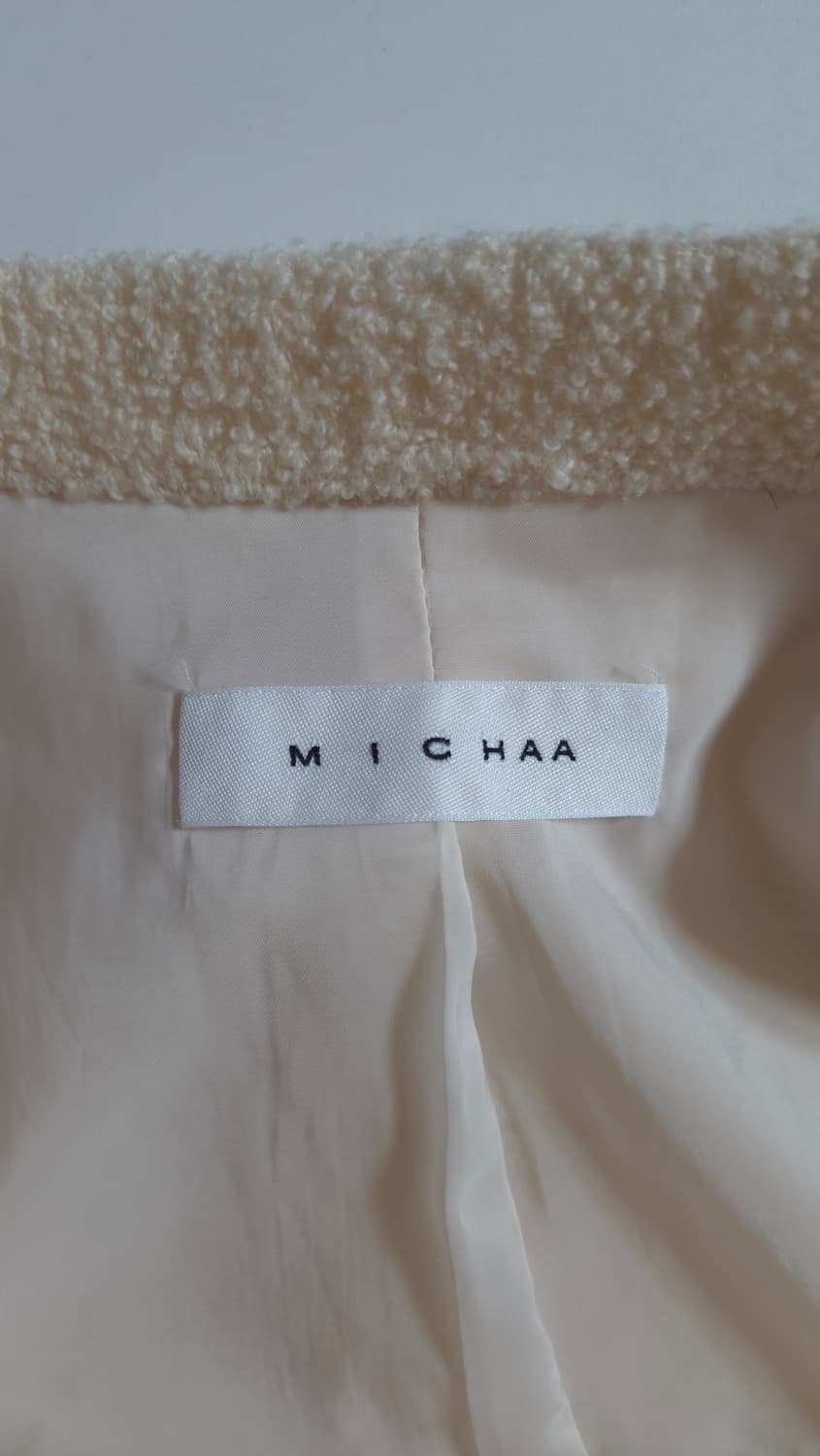 미샤 MICHAA 부클 울블렌드 더블 자켓 55 사이즈 상품이미지8