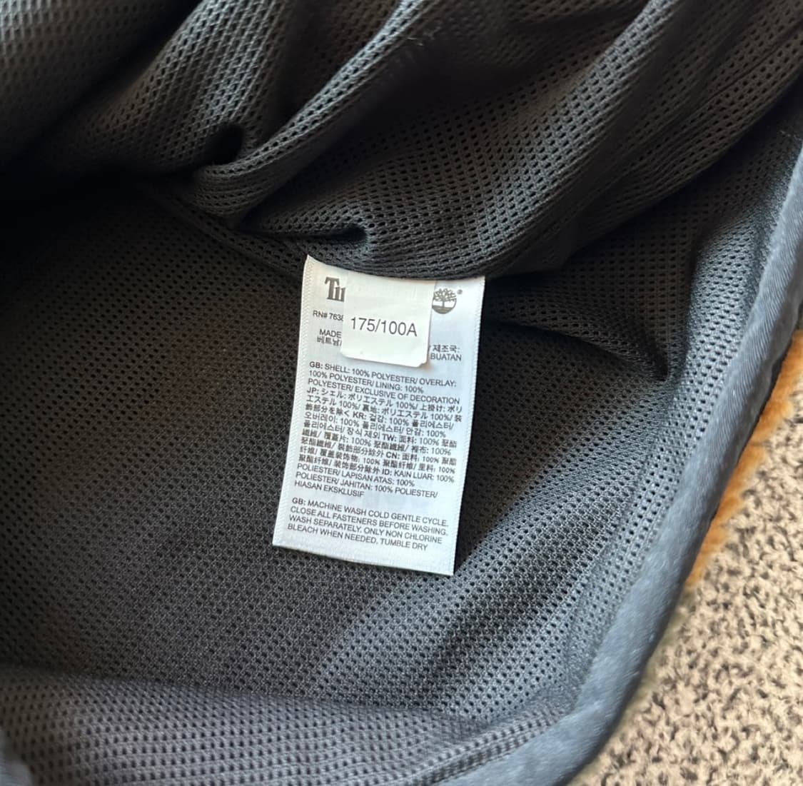 팀버랜드 카모 플리스 자켓 M 상품이미지6