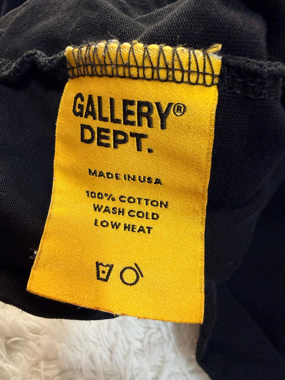 갤러리 디파트먼트(Gallery Dept.) 롱슬리브 티셔츠 - Blac 상품이미지4