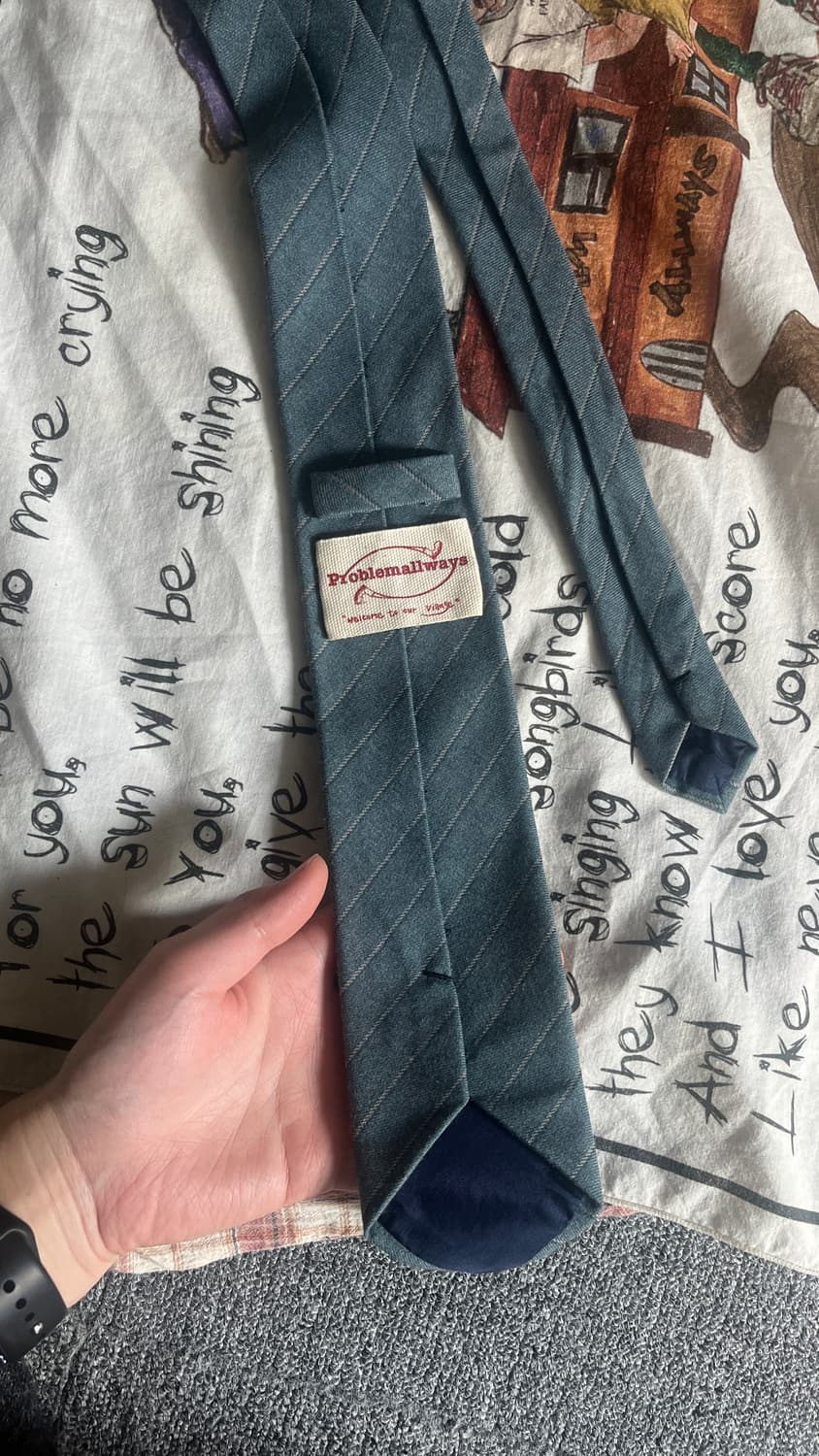 Logo stripe tie 상품이미지2