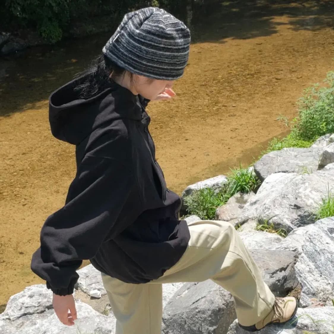 페스토 SAFARI HOODED JACKET BLACK 상품이미지3