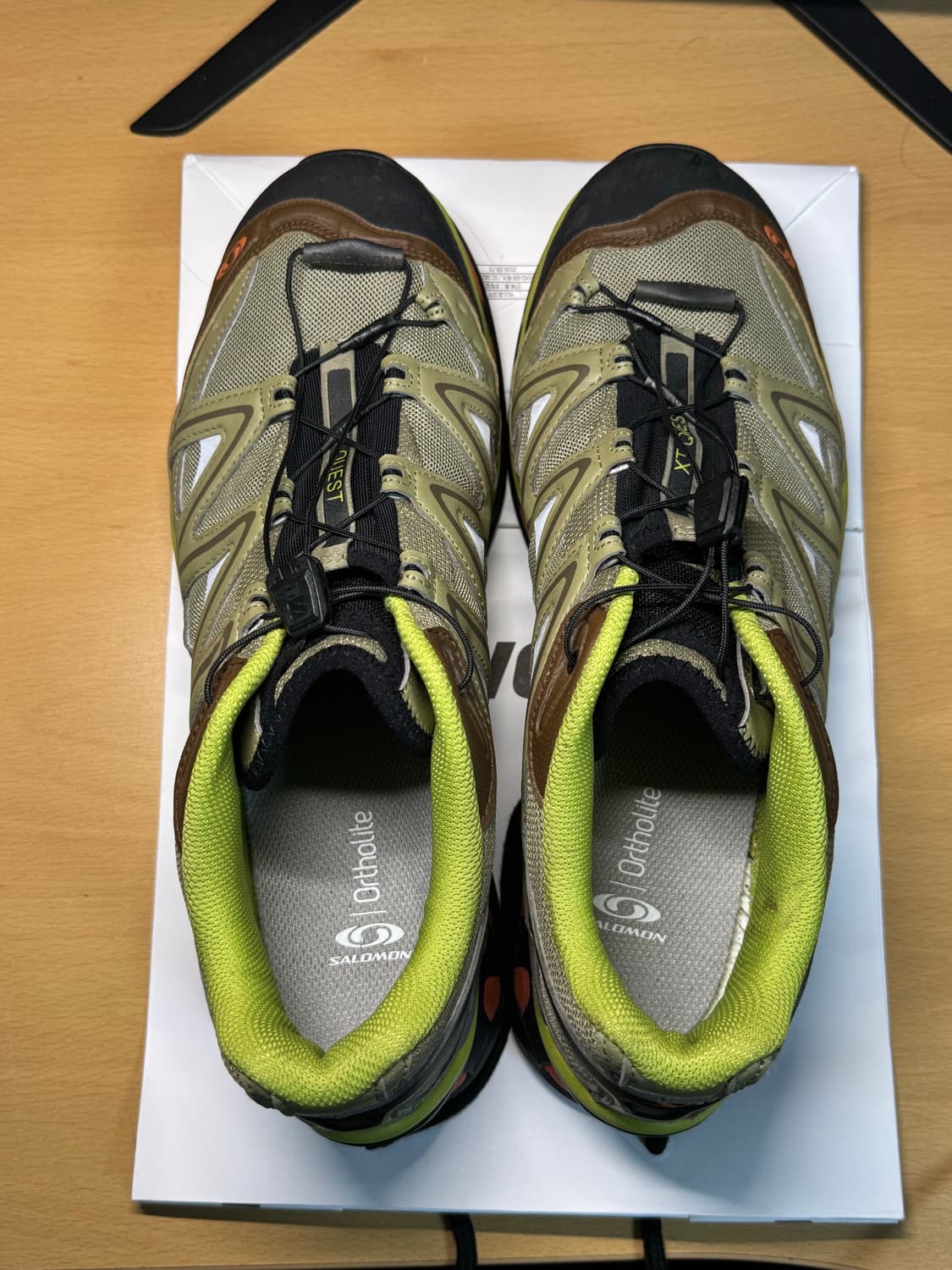 살로몬 XT-Quest 25FW 알로에 다크 어스  상품이미지4