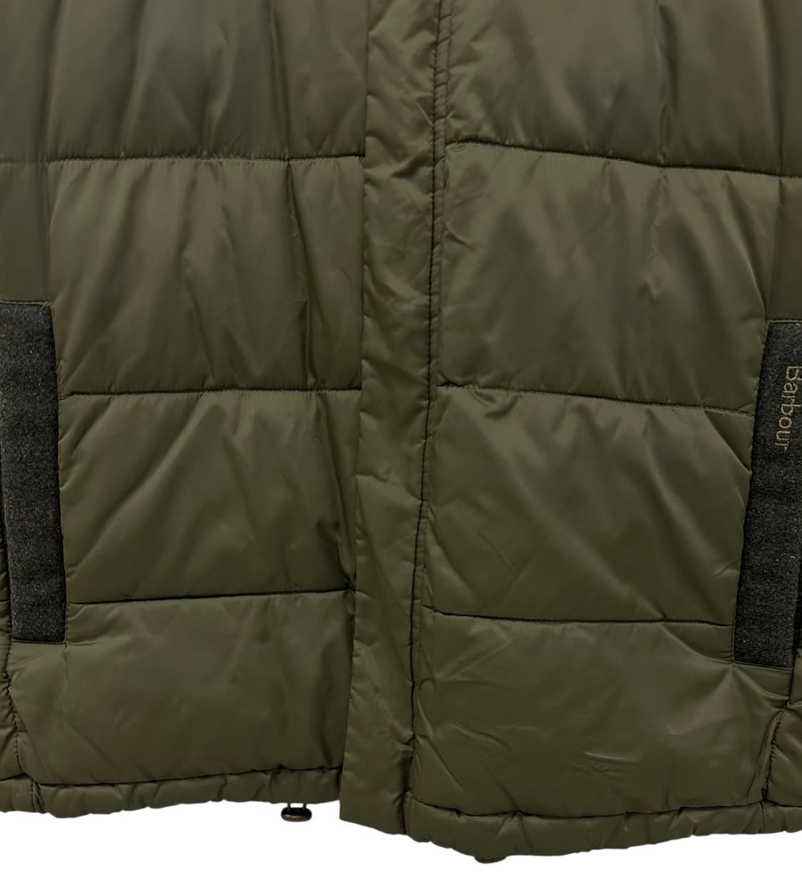 바버 화이버다운 경량패딩 카키 (L)  상품이미지6