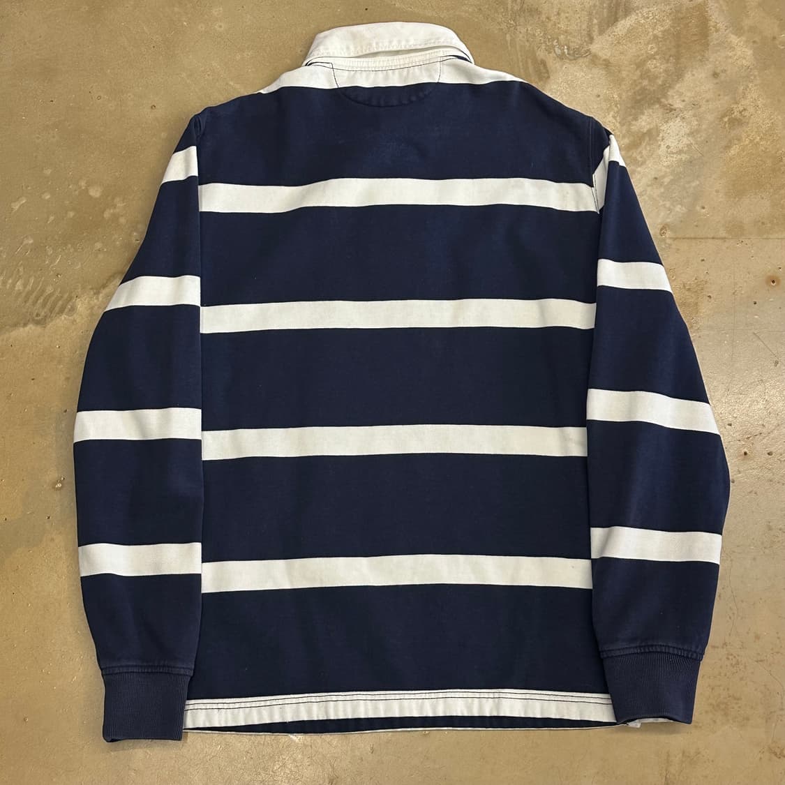 M 폴로랄프로렌 네이비 스트라이프 럭비 티셔츠  상품이미지3