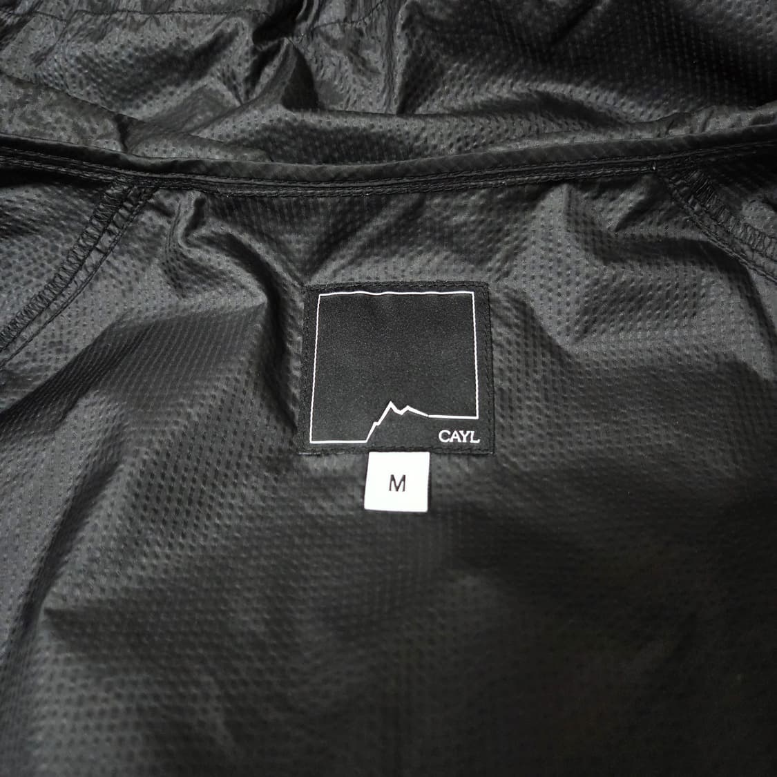 케일 cayl 립스탑 나일론 자켓 블랙 M / 바람막이 상품이미지3