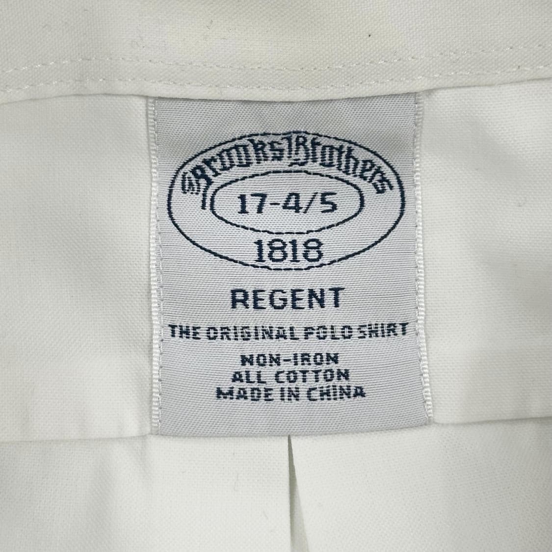 브룩스브라더스 클래식 솔리드셔츠 화이트 XL 상품이미지5