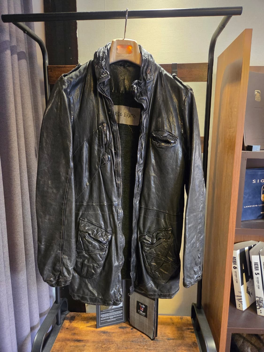 조르지오 브라토 램스킨 레더자켓 상품이미지8