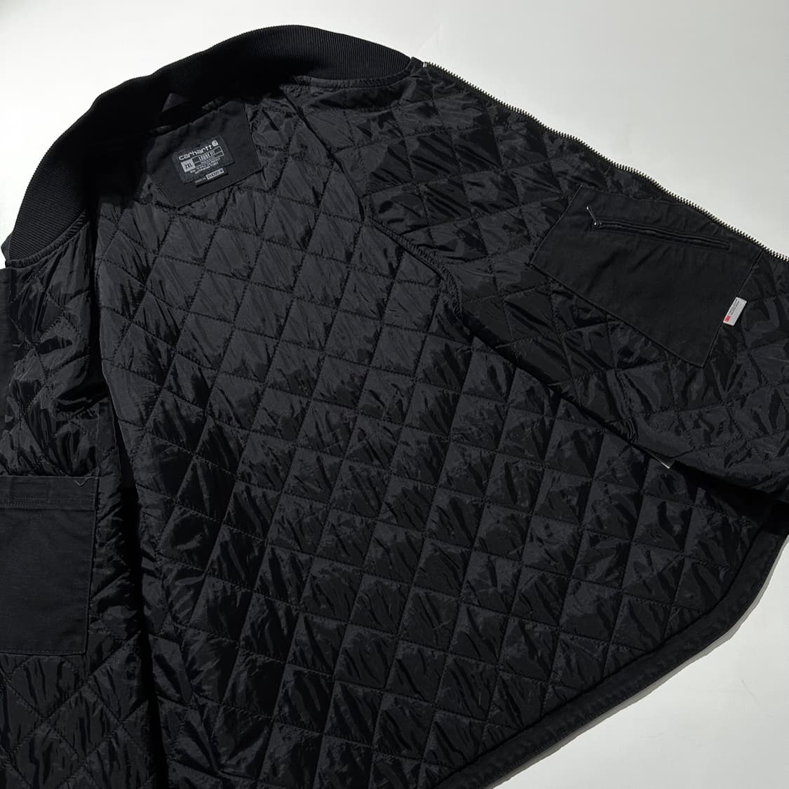 칼하트 덕 캔버스 워크 베스트 자켓 블랙 상품이미지5