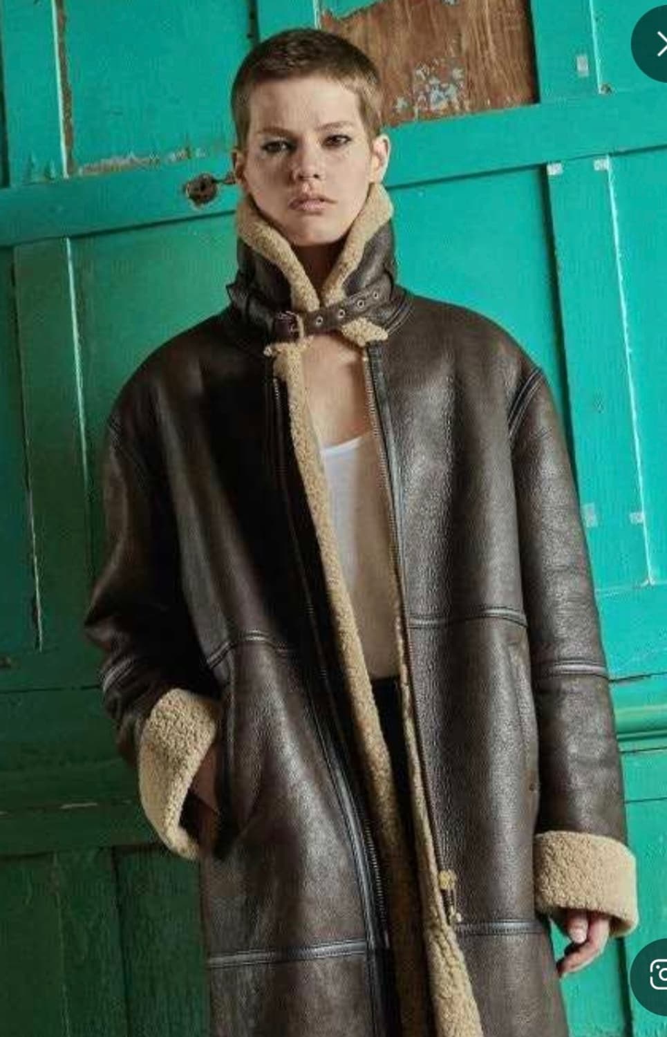 인스턴트펑크 램스킨 무스탕 상품이미지1