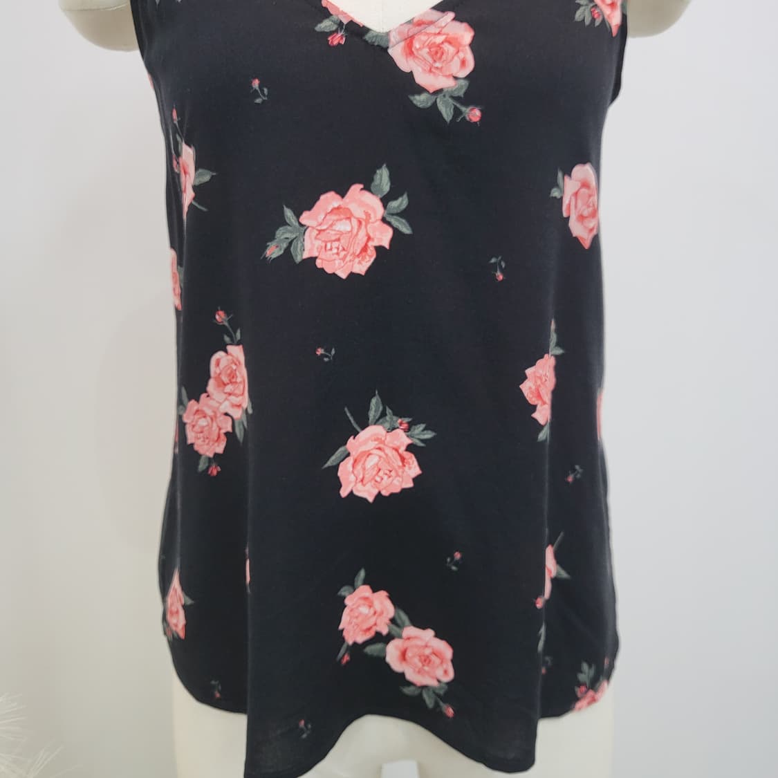 [S]H&M 로즈 플라워 슬립나시 상품이미지4