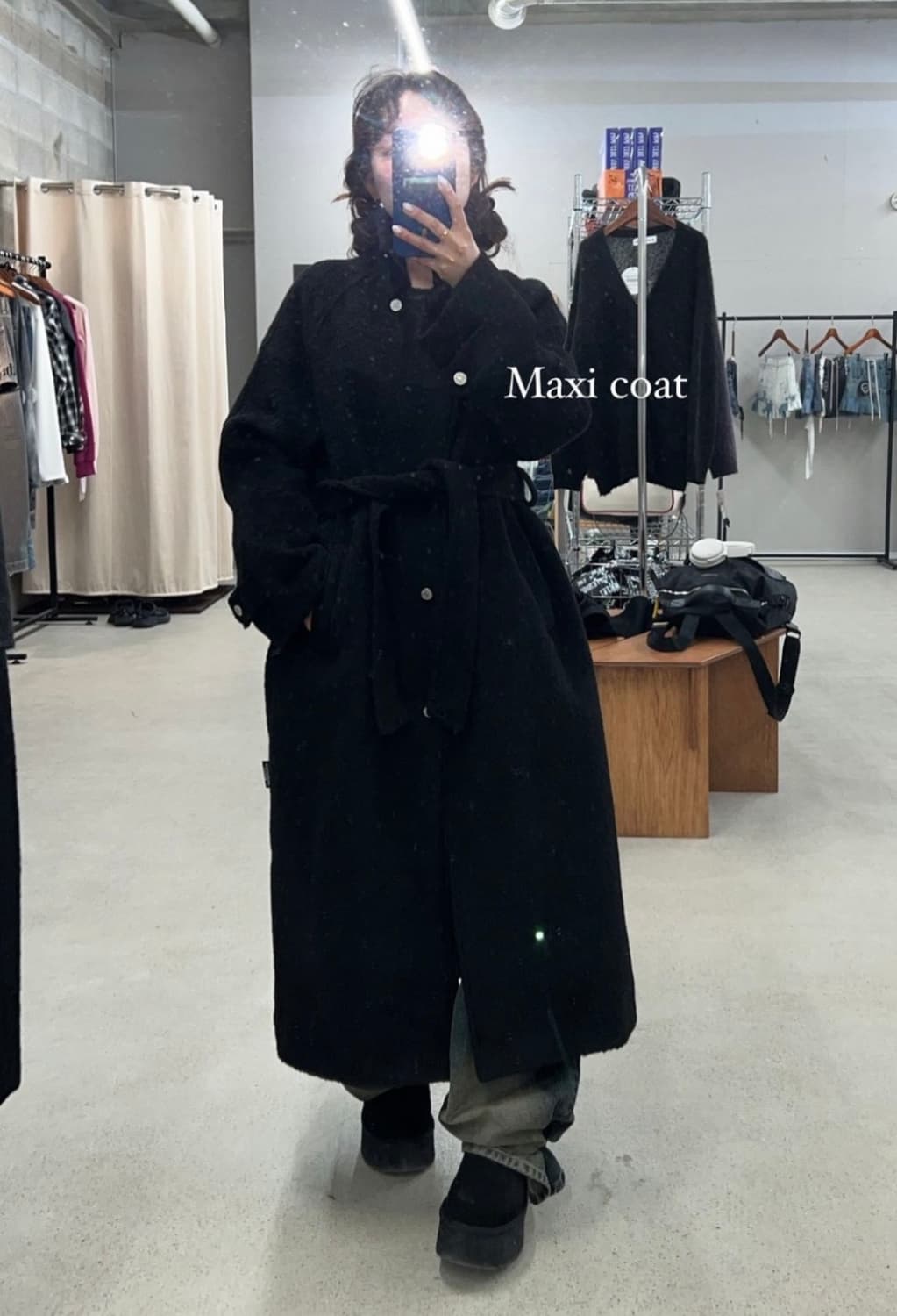 더미스테리어스호텔 맥시 코트 상품이미지1