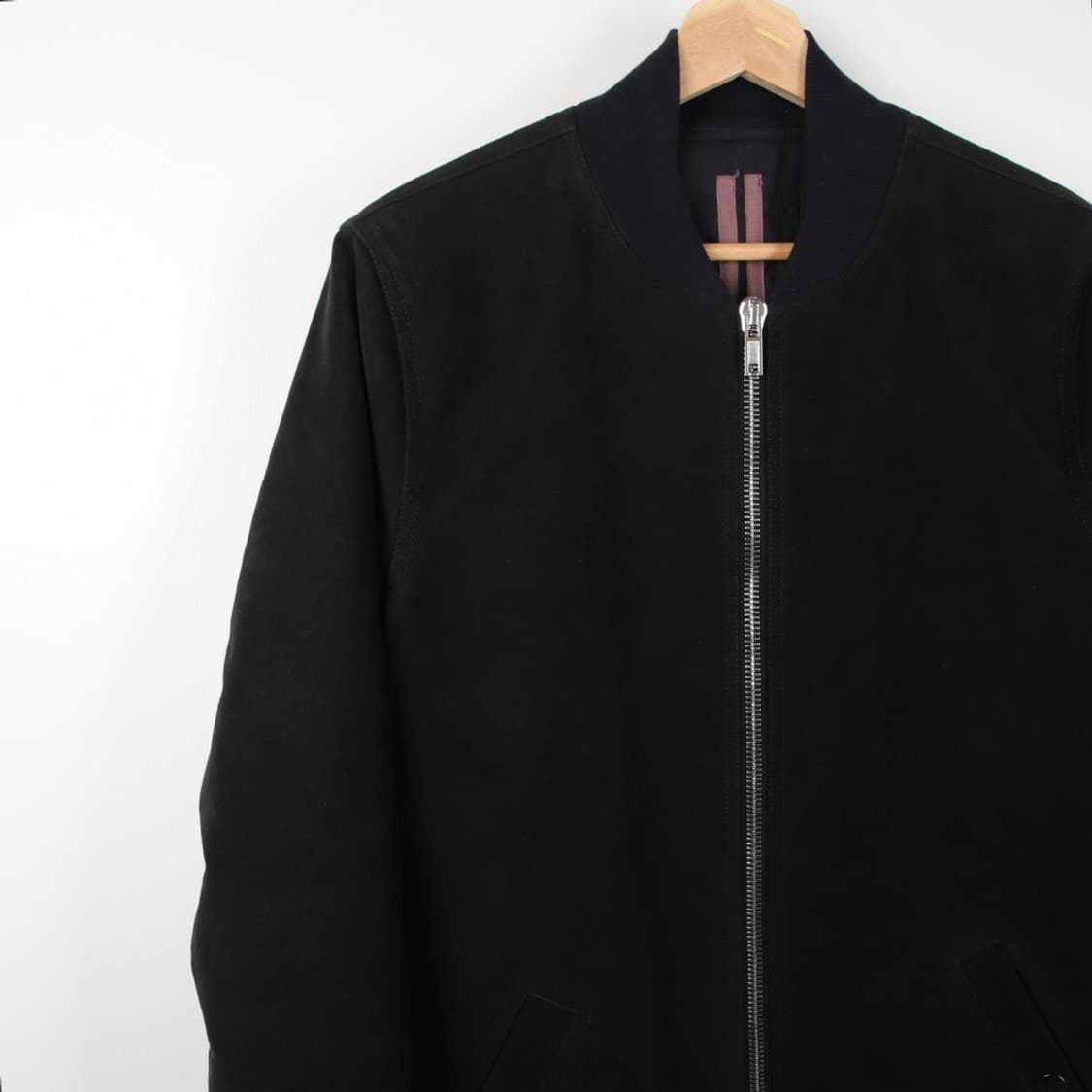 XS / Rick Owens 릭오웬스 몰스킨 롱 MA-1 항공 자켓 상품이미지3