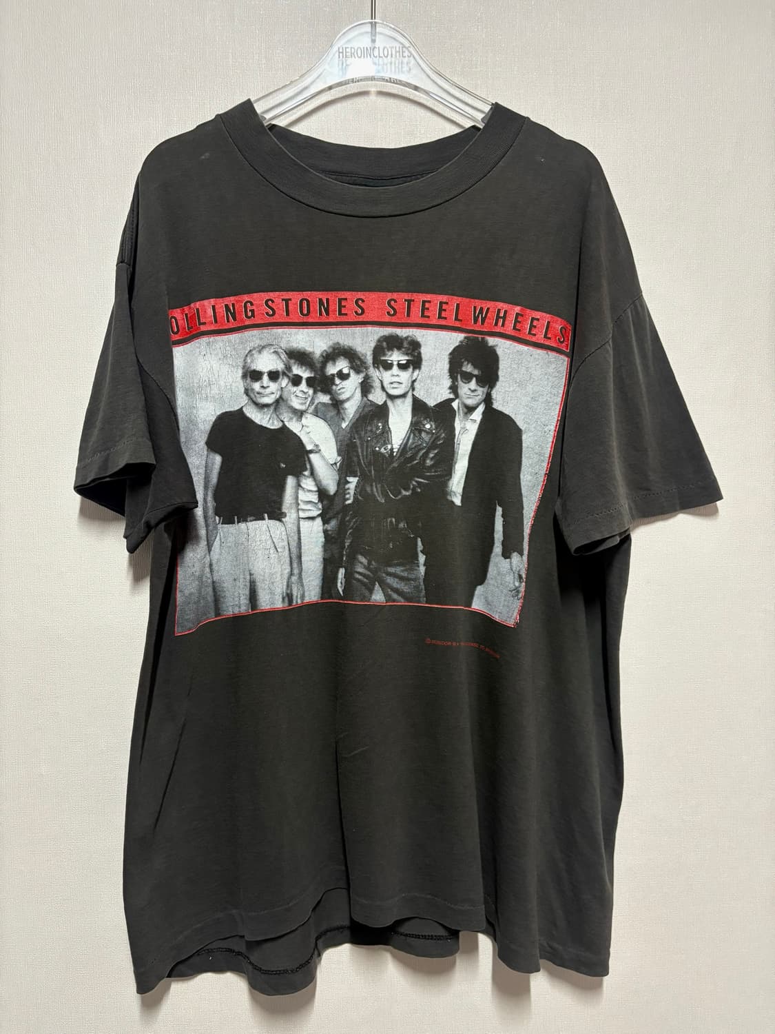 [L] 1989 Rolling Stones Tokyo 돔 투어 반팔티셔츠 상품이미지1