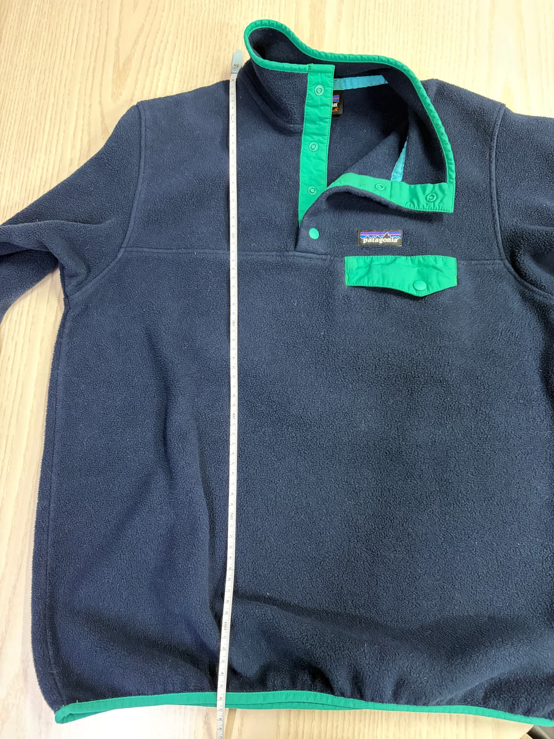 파타고니아 신칠라 네이비/그린민트 상품이미지5