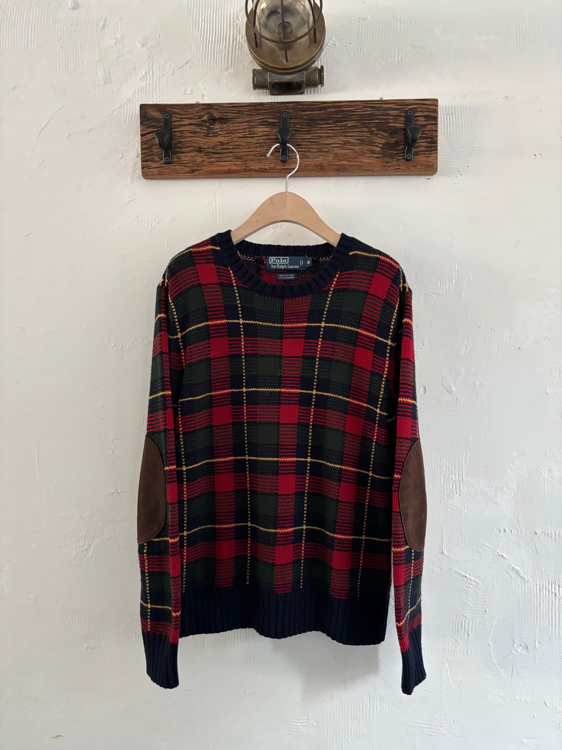 Polo 폴로 랄프로렌 블랙와치패턴 캐시미어혼용 라운드넥 니트 상품이미지5
