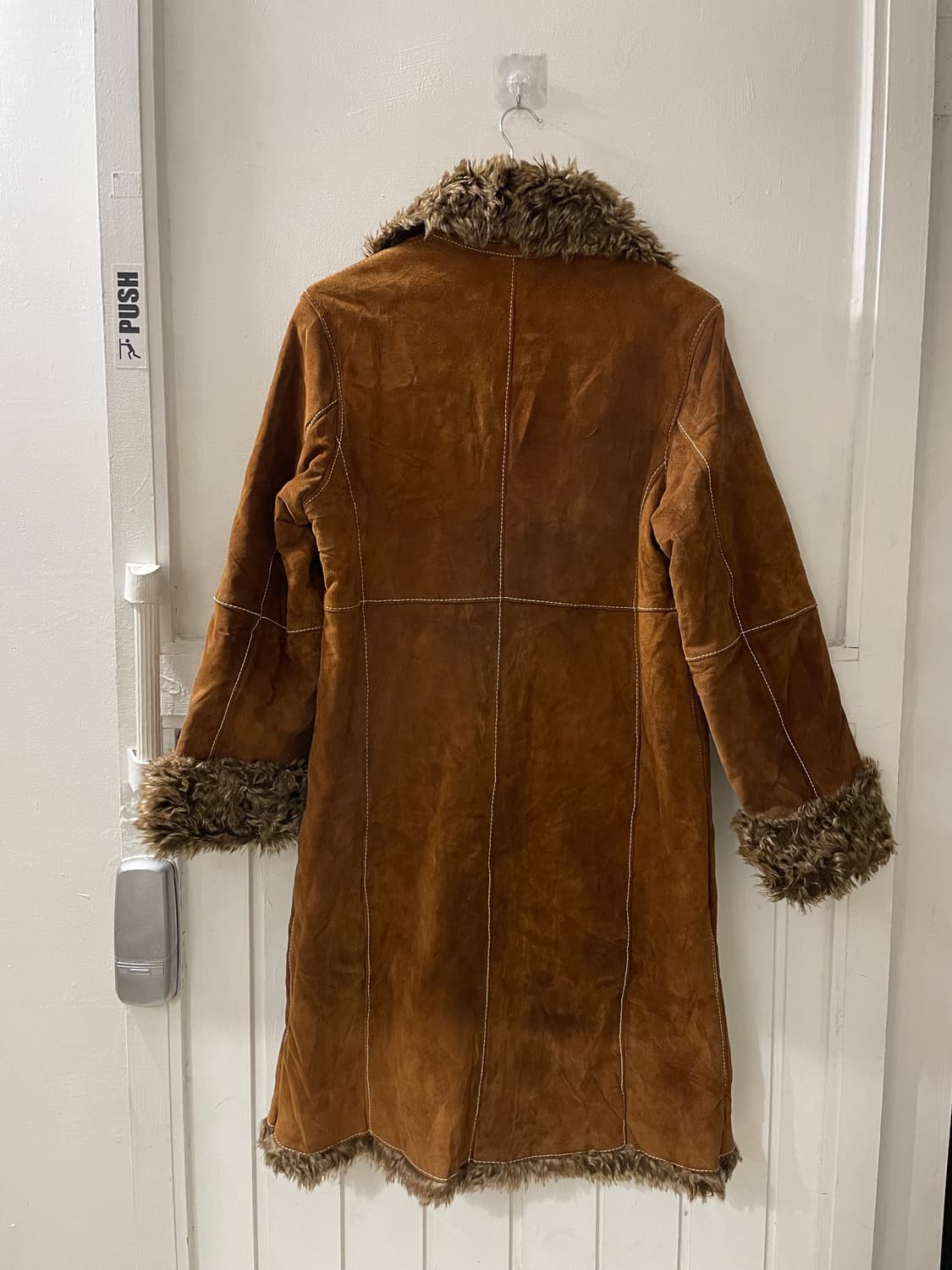 WILSON LEATHER mustang suede fur coat 상품이미지4