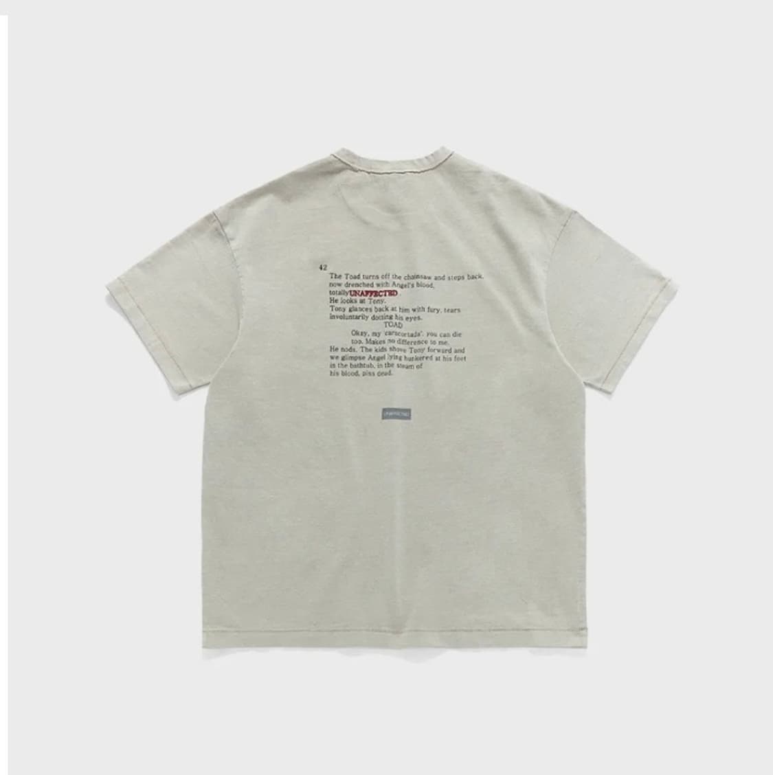 언어펙티드 TONY MONTANA GRAPHIC T-SHIRT / ECR 상품이미지2
