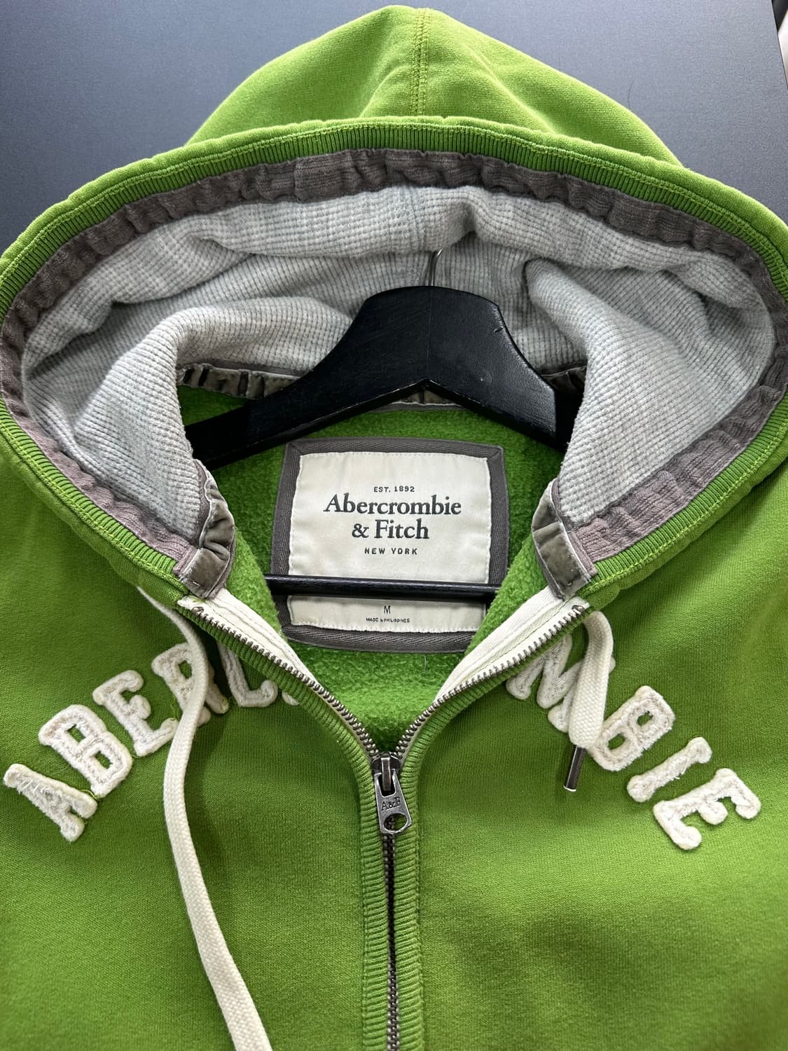 아베크롬비 후드집업 연두 상품이미지6