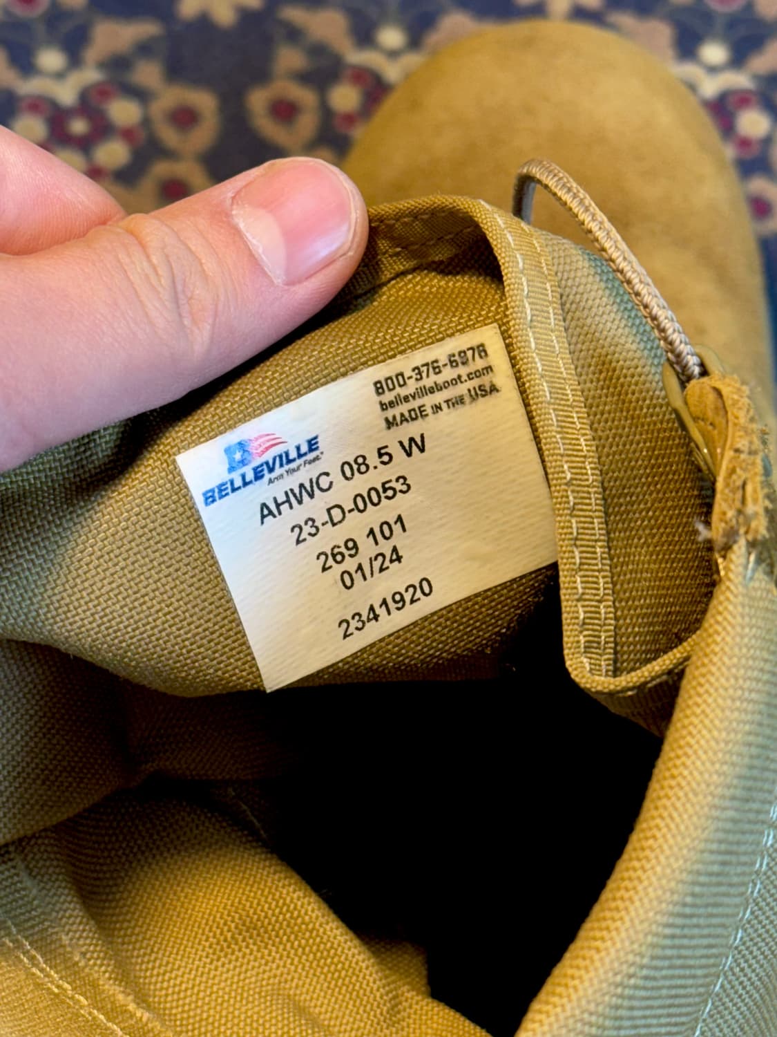 베르빌 미군 전투화  상품이미지3