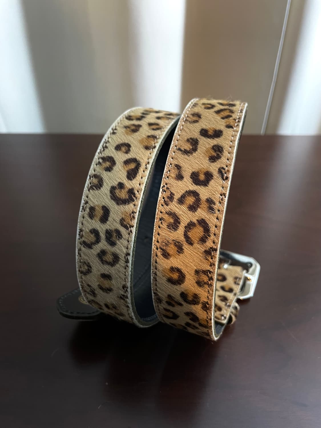 더블탭스 레오파드 벨트 상품이미지3