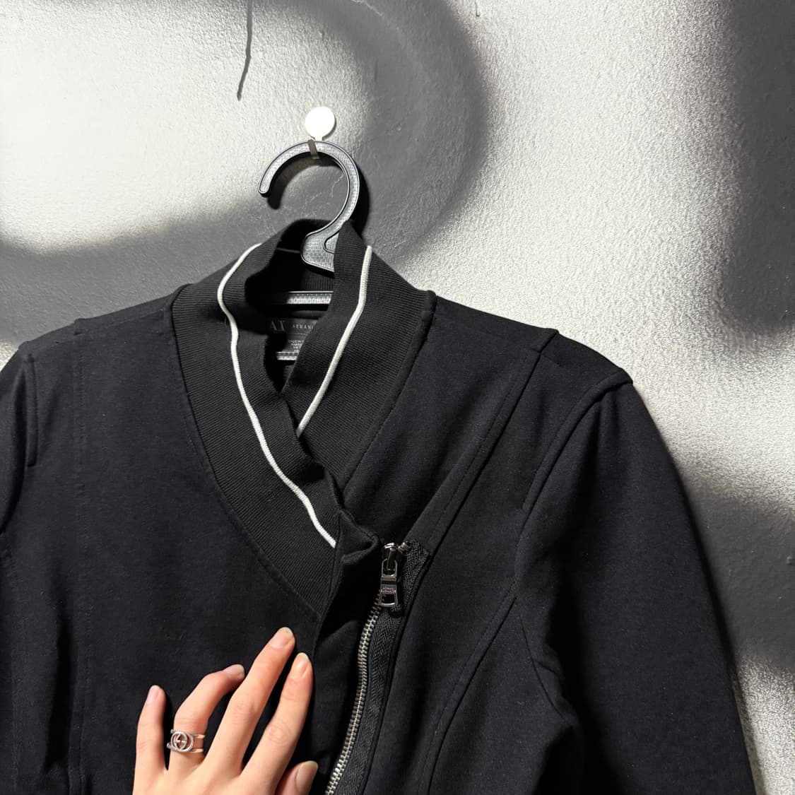 아르마니 익스체인지 동양 오리엔탈 스타일 크롭 자켓 상품이미지3