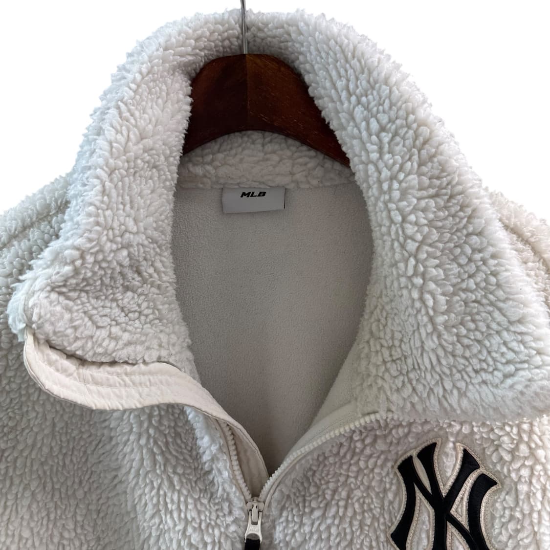 [M] MLB 화이트 플리스 상품이미지5