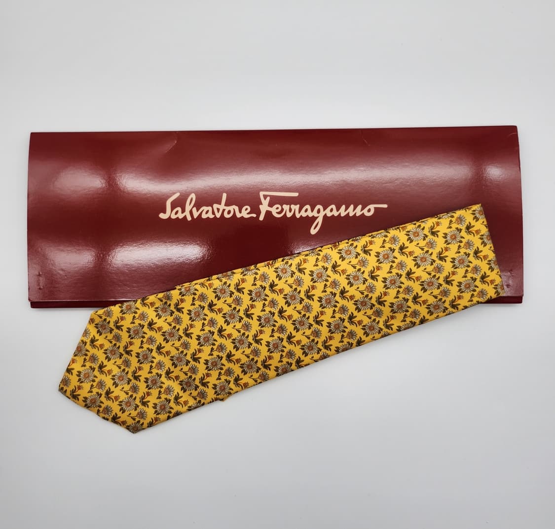 FERRAGAMO 페라가모 실크 넥타이 [BCF7338_0542-04] 상품이미지1