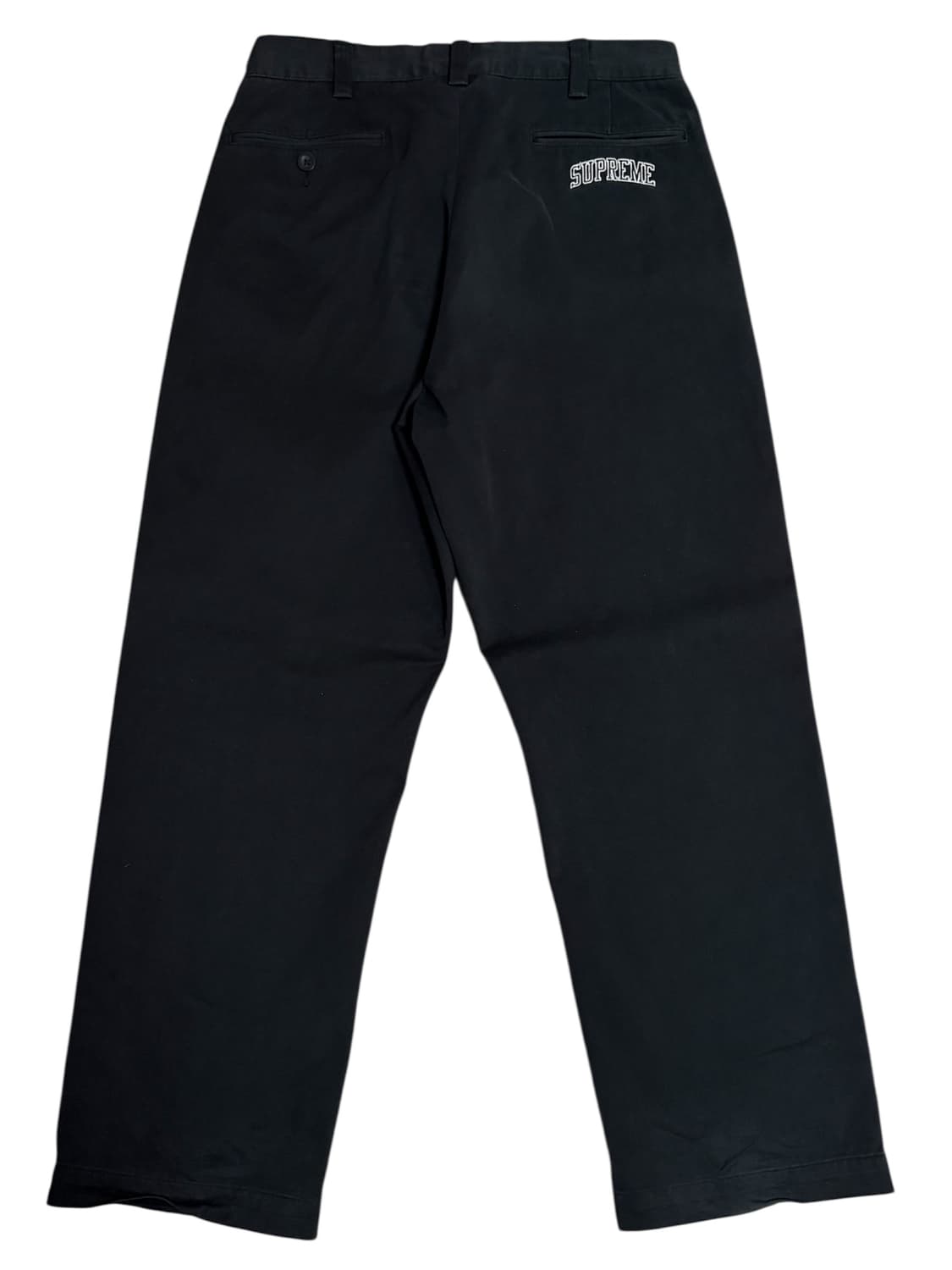 슈프림 24fw 아치로고 치노팬츠 블랙 상품이미지2