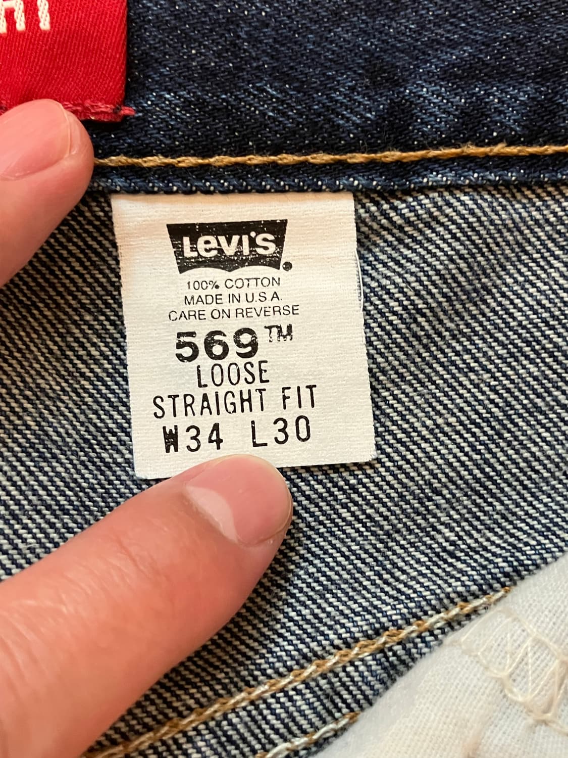 빈티지 리바이스 569 made in usa 상품이미지2