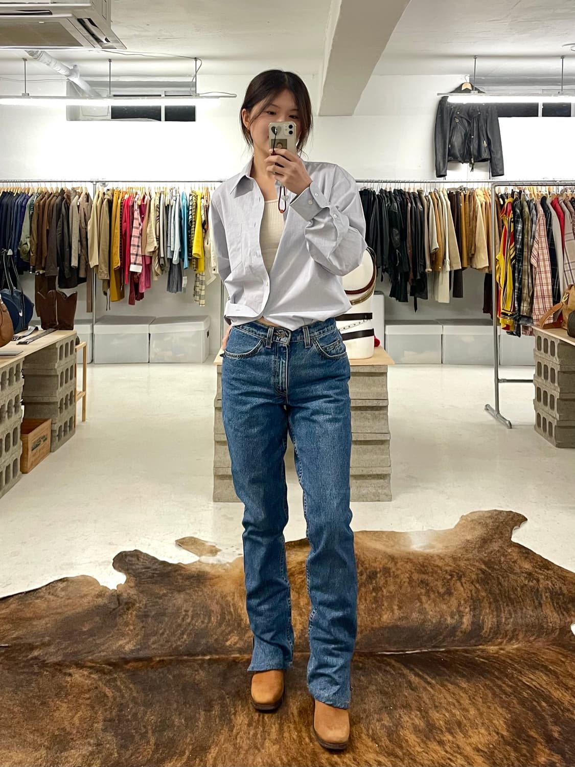 90's LEVI'S denim slit pants 90년대 리바이스 상품이미지10