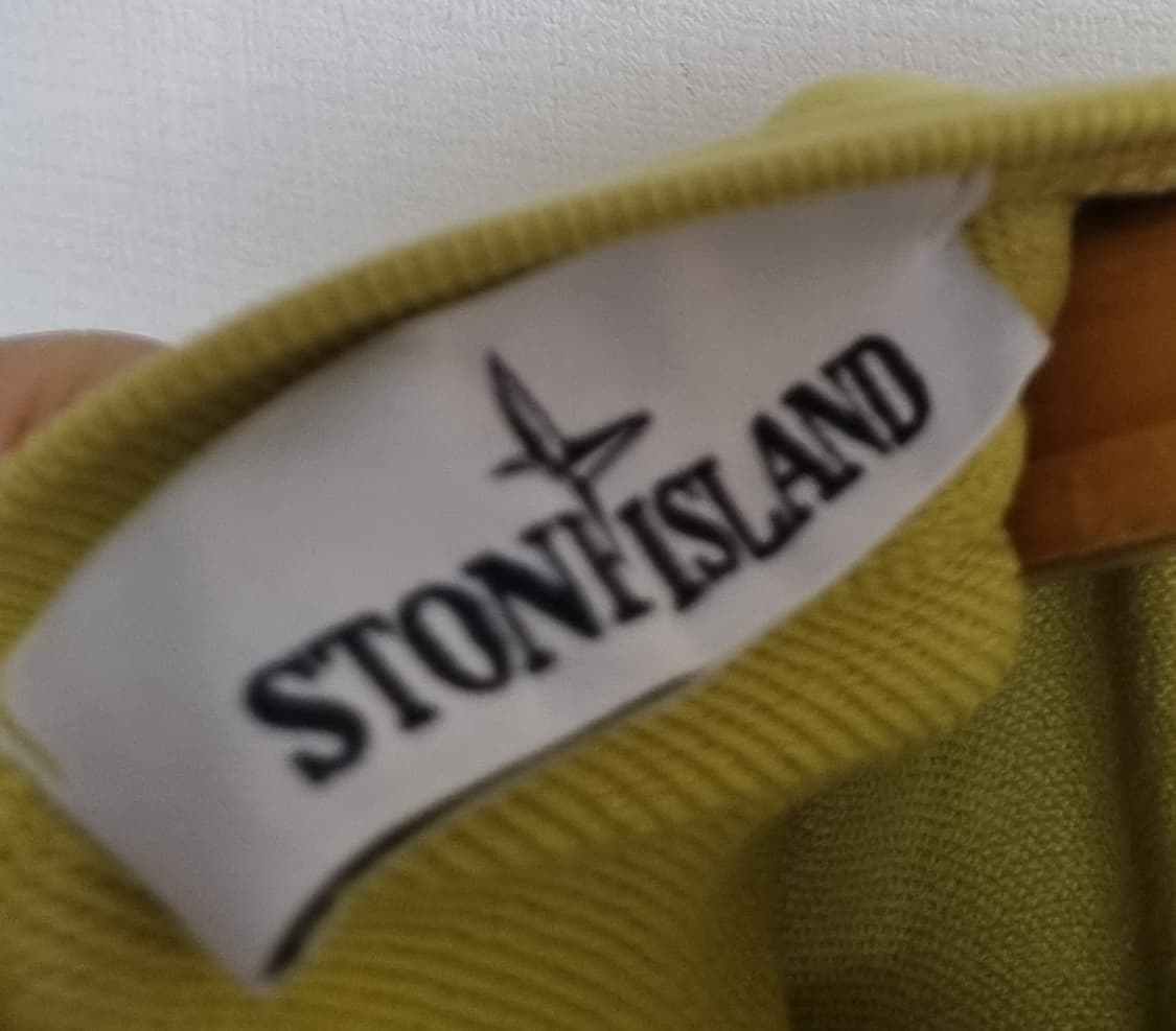 M (95) 스톤아일랜드 라임 맨투맨 QR인증정품 상품이미지4