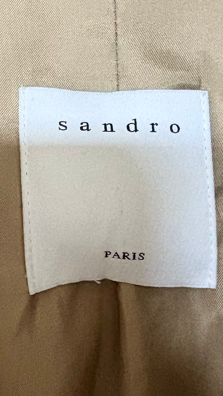 산드로옴므 울캐시 코트 L 상품이미지3